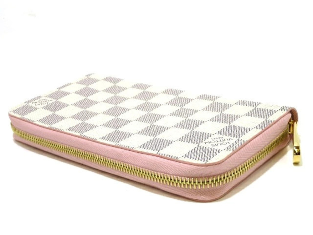 Louis Vuitton Ballerine Wallet Rose Long Azur Pink Zippy White Pink White